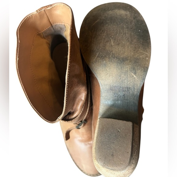 MIA Brown Leather Ankle Country Cowboy Boots, Size 8.5 - Picture 6 of 7